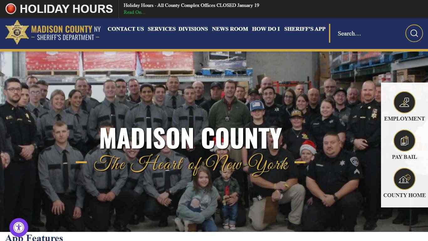 App Features | Madison County, NY